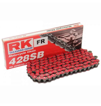 Cadena RK428SB reforzada 136 eslabones - Roja