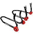 Front & Rear Motorcycle Paddock Stand Set