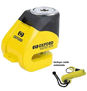 Disc lock Oxford Yellow XD5 LK205