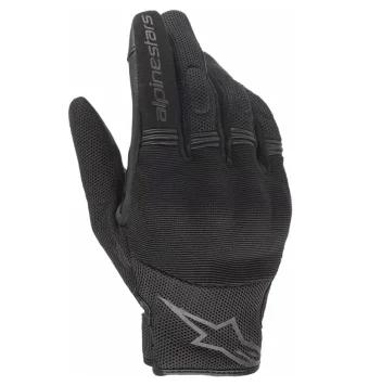 Kurze Damen-Motorradhandschuhe Alpinestars Copper in Schwarz