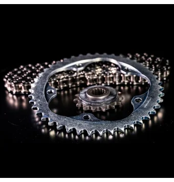 Chain and sprocket kit EK/PBR 520ZVX3 Super Reinforced 15/46 - Standard Sprocket View 1