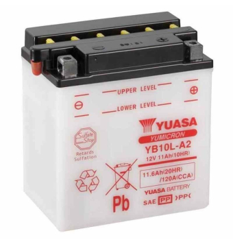 Bateria Yuasa YB10L-A2 Combipack (con electrolito)