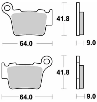 Brake pads Moto-Master Pro Racing 094411 Sintered view 3