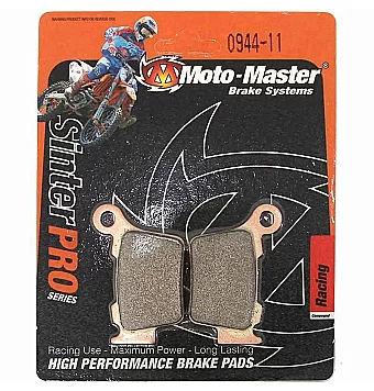 Plaquettes de frein arrière Moto-Master Pro Racing 094411 Frittées
