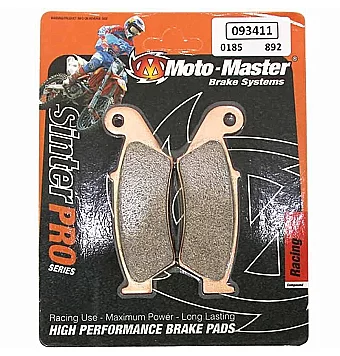 Plaquettes de frein Moto-Master Pro Racing 093411 frittées