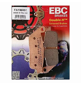 Pastilhas de freio EBC FA196HH sinterizadas