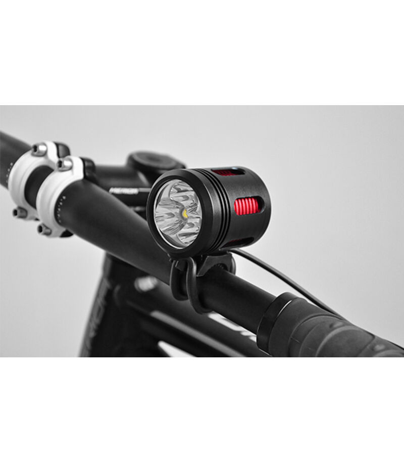 Luz delantera bicicleta LED 3000lm con batería externa recargable JY-8010-3K